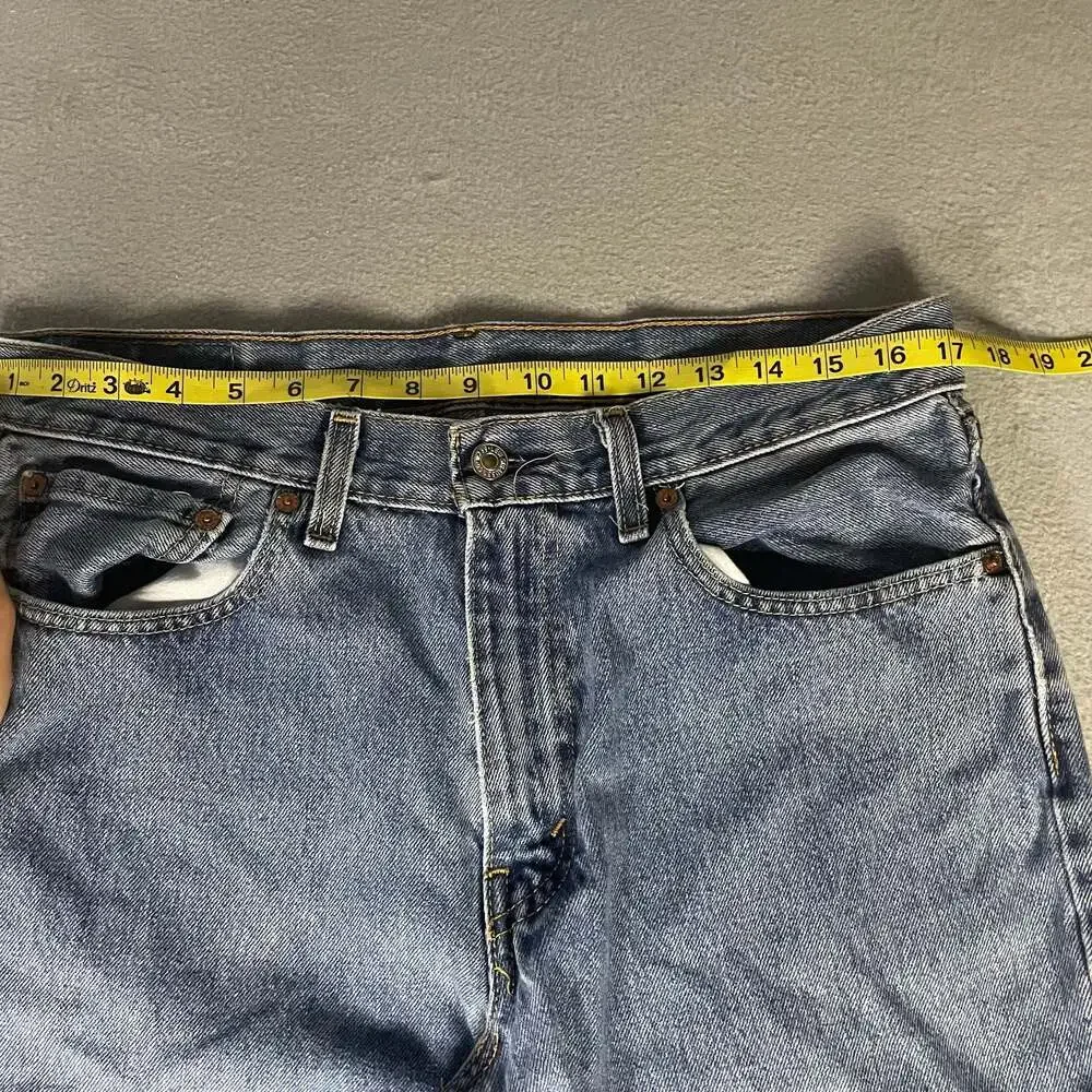 Levi's 550 Blue Relaxed straight Leg Denim Jeans Size Men’s W32 L30